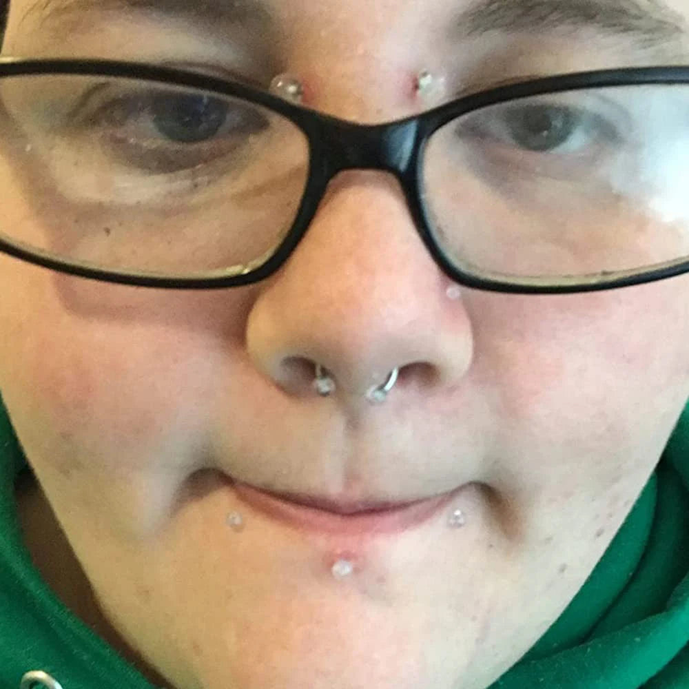 Clear Nose Rings & Studs - Plastic Piercing Retainers for Work, Sports & Healing