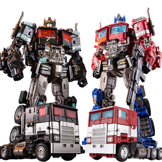 Robot Car Transformation Toy - Alloy Plastic Optimus Prime Action Figure Kids Birthday Gift