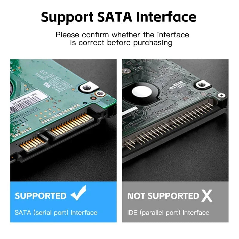 SATA to USB 3.0 Adapter Cable - 22 Pin Connector for 2.5/3.5 Inch HDD SSD External Hard Drive