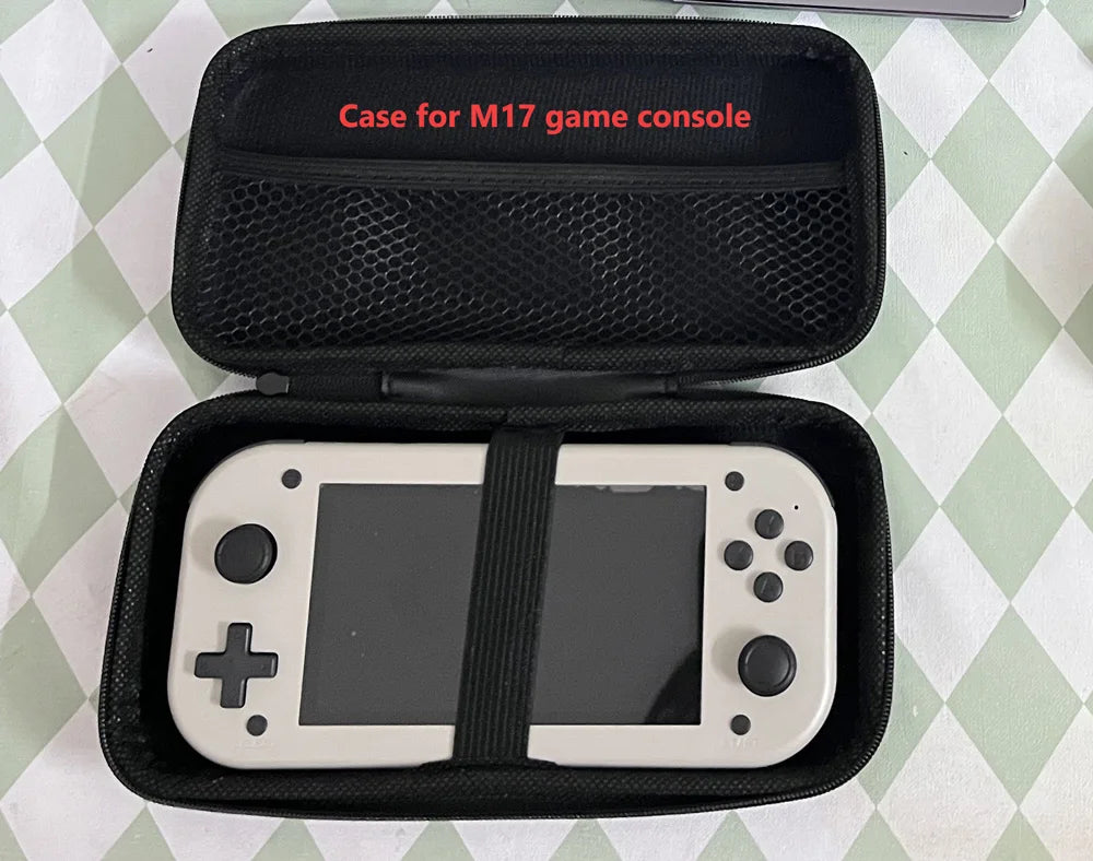 Protective Game Storage Case for Miyoo Mini Plus & Anbernic RG35XX XU10 - Portable Console Bag for M17, R36S, R35S - Secure Carry Solution