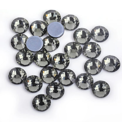 Premium Hot Fix Rhinestones – High Quality Glass Crystal Flatback Iron-On Glitter Rhinestones for Clothing & Crafts