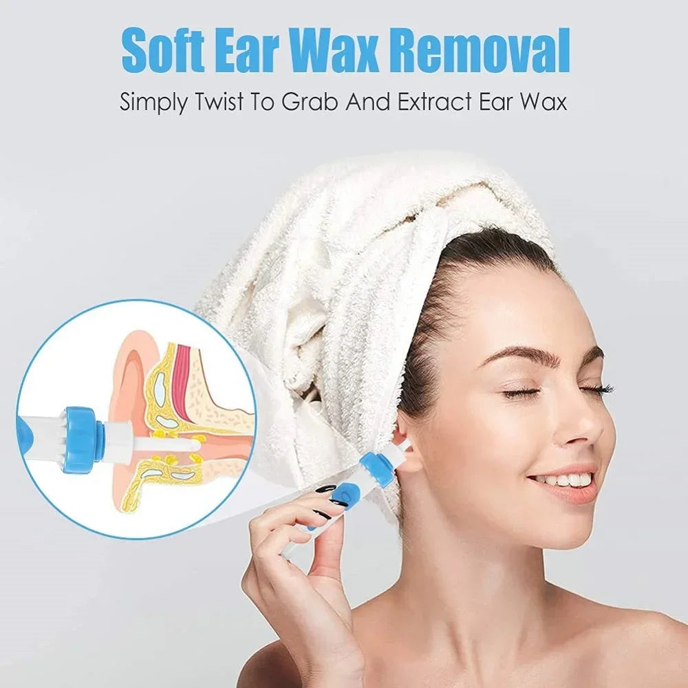 Electric Earwax Remover Kit – Automatic Vacuum Ear Cleaner Set for Adults and Kids