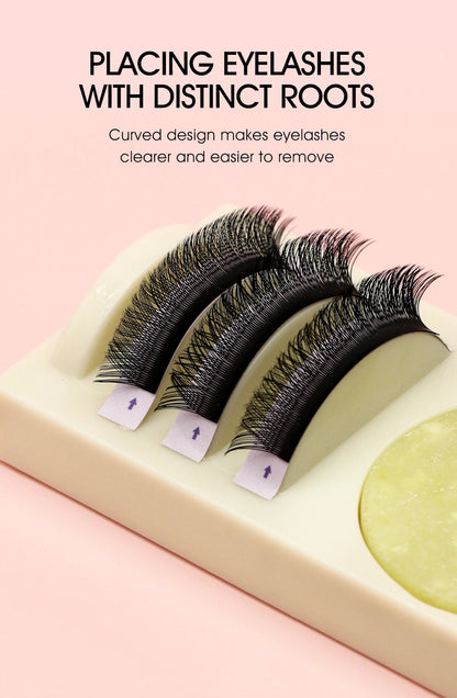 Reusable 2 in 1 Acrylic False Lashes Stand Pad & Glue Holder – Eyelash Grafting Assistor Tool