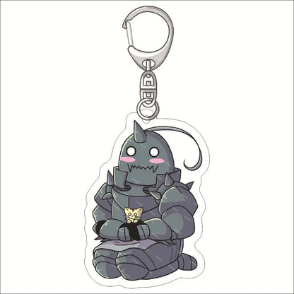 Fullmetal Alchemist Edward Elric Acrylic Keychain – Anime Bag Charm & Creative Gift Keyring