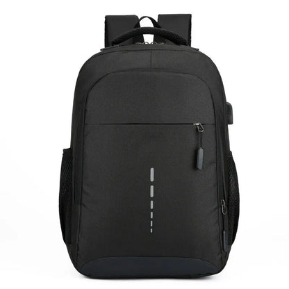 Men’s Large Capacity Backpack — Simple Fashion Travel & Student Laptop Bag