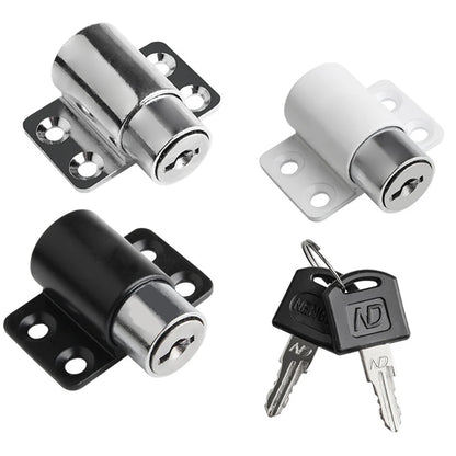 Baby Child Safety Sliding Door Window Locks - Antitheft Security Catches Set with 2 Keys