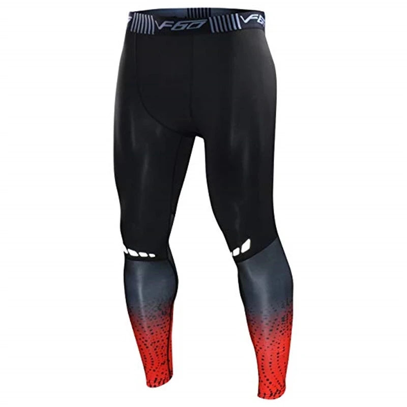 Optimize Your Performance: Men's Compression Pants - Quick Dry Fit Sportswear Running Tights for Fitness Training, Jogging, and Gym Leggings