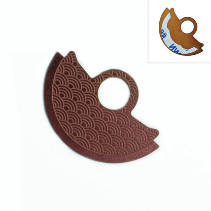 Automatic Watch Rotor Metal Guard - Wavy Pattern Replacement Part for NH35 NH36 4R35 4R36 7S Movements & SKX007 Repairs