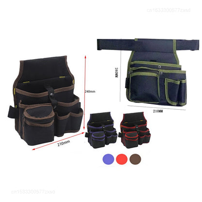 Multifunctional Tool Storage Bag: Electrician Toolkit Waist Pouch Organizer