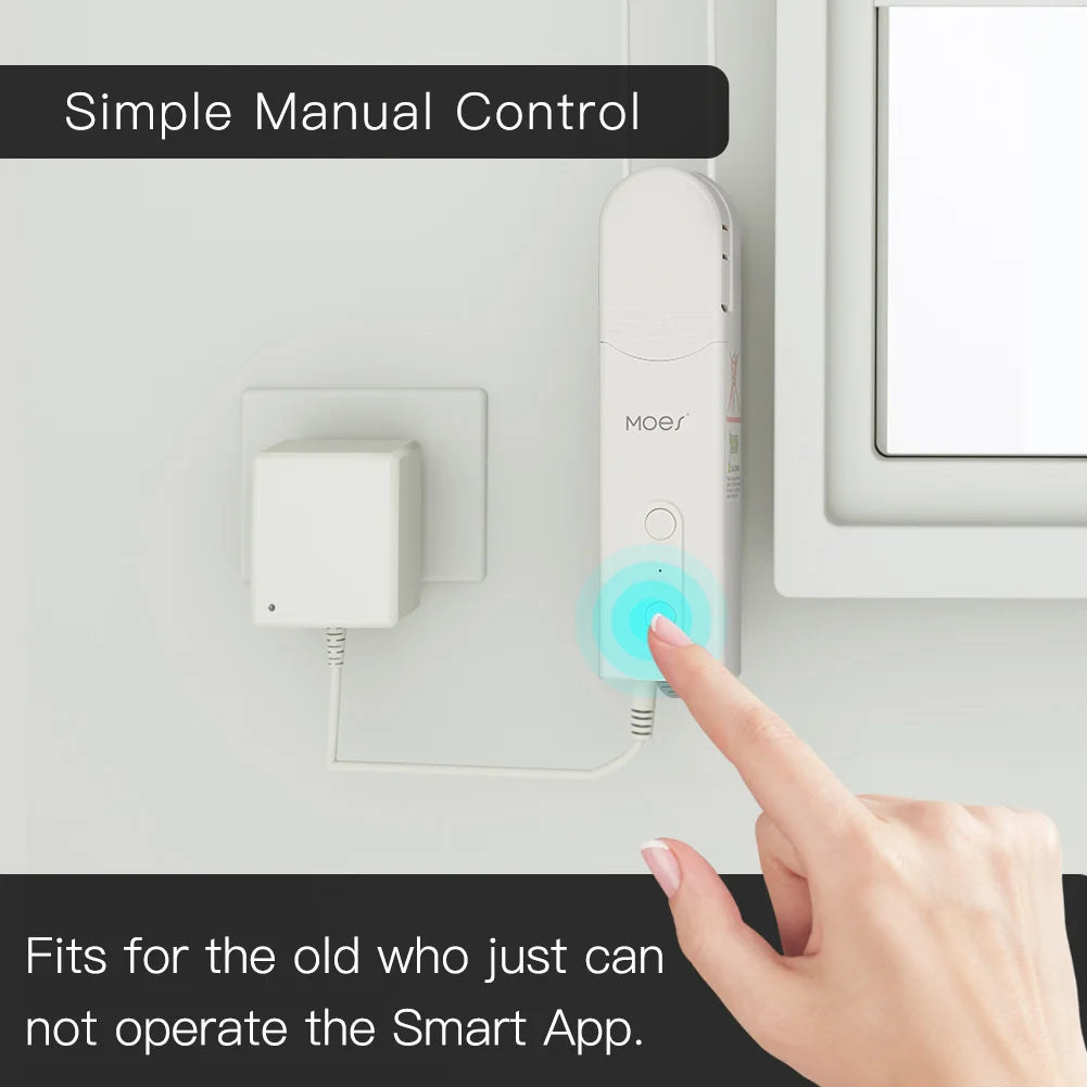 ZigBee Smart DIY Motorized Roller Blinds Drive Motor Hub - Tuya Smart Life APP, Alexa & Google Home Voice Control