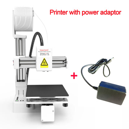 EasyThreed Entry-Level 3D Printer – Compatible with 1.75mm PLA & TPU Filament, Includes Power Adapter