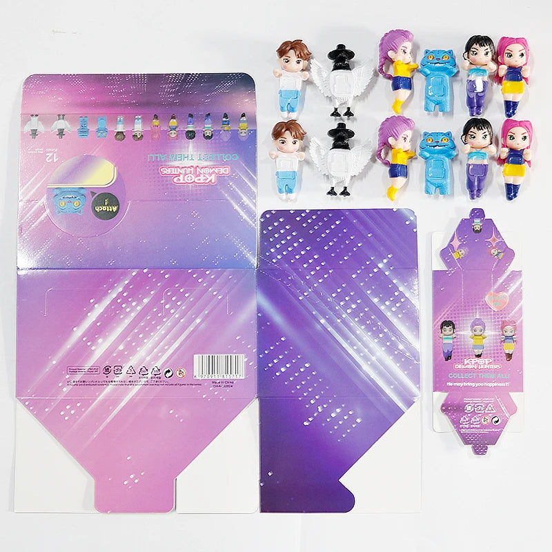 2025 K-Pop Demon Hunters Blind Box Figure – Anime Doll Ornament & Collectible Gift for Fans