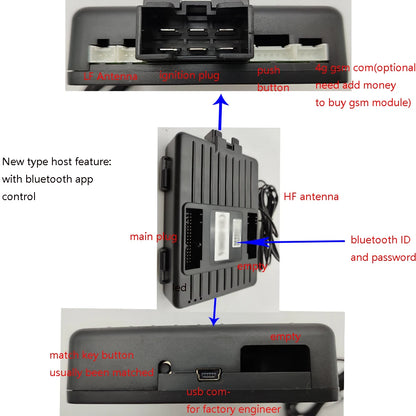 Toyota Camry 2019–2023 Keyless Start Stop System – PKE Remote Engine Start Kit with Smartphone App Control Plug & Play CAN Bus Smart Upgrade