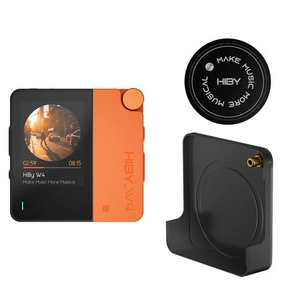 HiBy W4 Wireless HiFi Headphone Amplifier & USB DAC — Bluetooth 5.4, 3.5mm/4.4mm, DSD512, LDAC, CarPlay Compatible