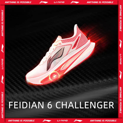 Li-Ning Women’s FEIDIAN 6 CHALLENGER Running Shoes - Carbon Fiber Plate Racing Sneakers with SUPER BOOM Cushioning