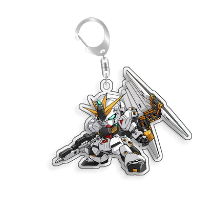Gundam Freedom ZGMF-X10A Keychain - Recycled Acrylic Anime Backpack Pendant and Collectible Gift for Fans