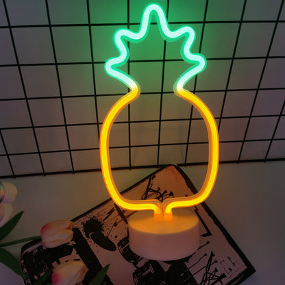 Countertop Decorative Neon Sign – USB or Battery-Powered Night Light for Holiday, Party, Kitchen & Home Decor