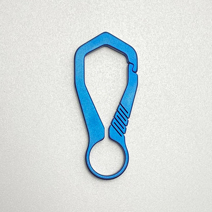 Titanium Key Chain - Lightweight Men’s EDC Quickdraw Carabiner Buckle Key Ring Outdoor Tool