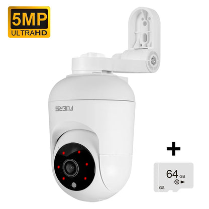 FUERS 4K 8MP WiFi Pet & Baby Security Camera – Wireless Tuya Smart Home Mini Surveillance IP Cam