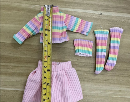Clothes for 30cm 1/6 BJD Dolls – DIY Dress-Up Suit & Accessories for Girls’ Dolls (Check Size Chart)