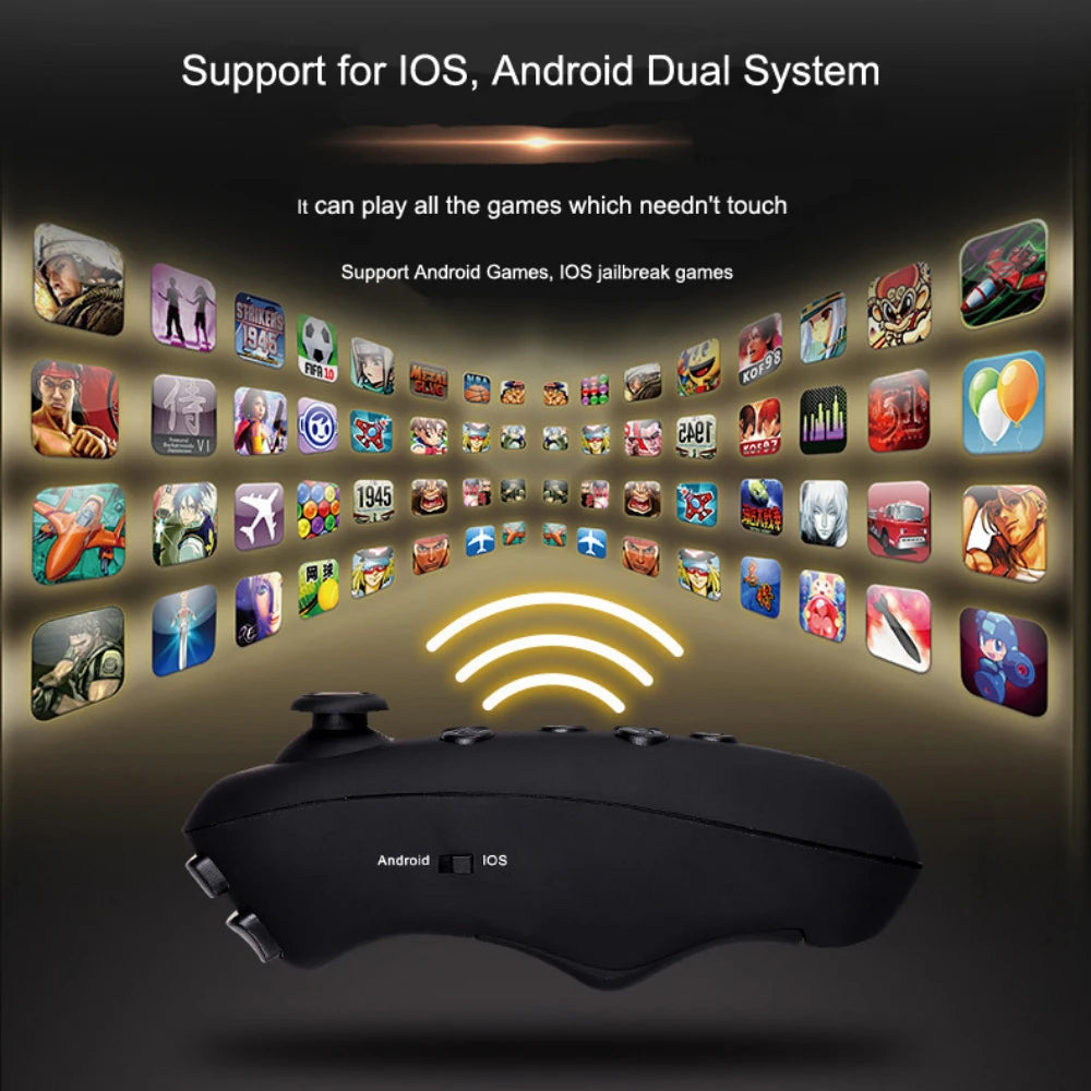 VR Glasses Virtual Reality Headset – 3D Lenses Smart Goggles for Smartphones, Mobile Game Accessory