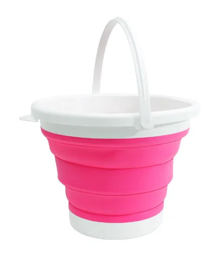3L Folding Silicone Bucket | Portable Collapsible Bucket for Car Wash, Fishing, Travel & Home Storage