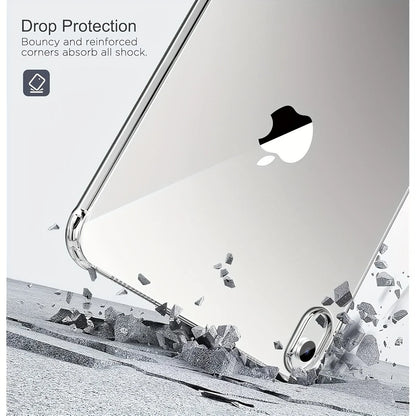 Clear iPad Case - Transparent Protective Cover for iPad A16/11th Gen, 7th–10th Gen, Air 2–5, Air 11/13 & Mini 6/7