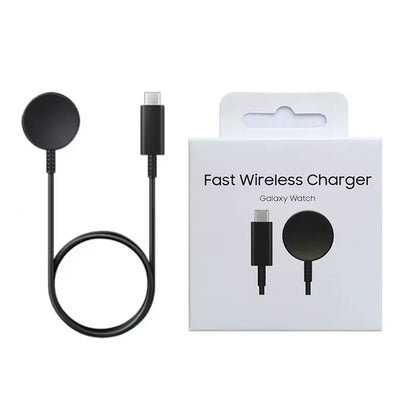 Samsung Galaxy Watch Magnetic Wireless Charger - USB-C Fast Charging Stand for Galaxy Watch 8, 7, 6 Classic, 5 Pro, 4, 3, 2 and Active