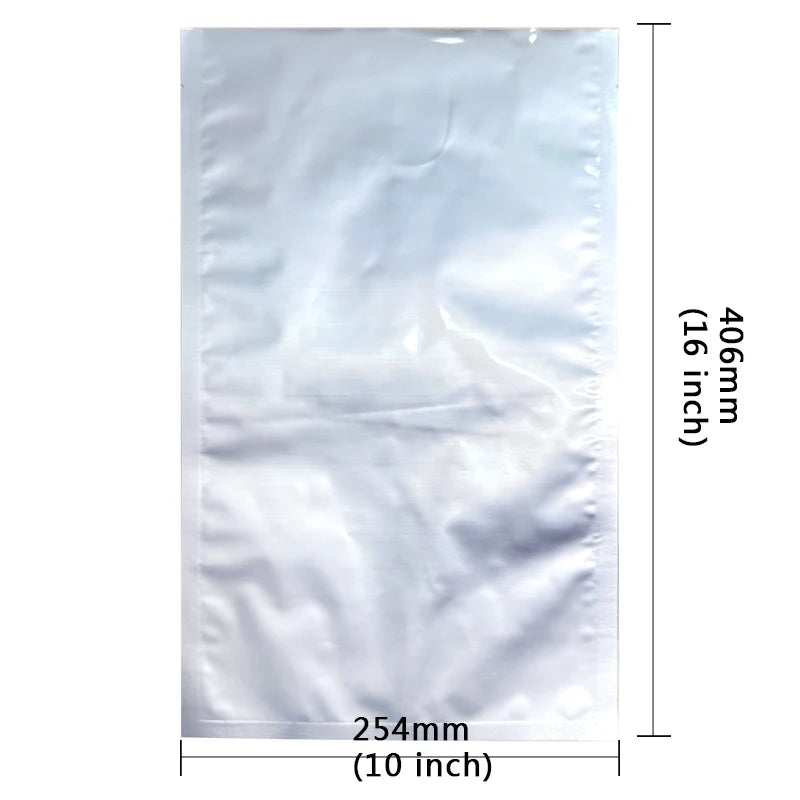 10-Pack 5-Gallon Mylar Bags — Resealable Aluminum Foil Food Storage, Light-Proof & Food-Grade (20"x30")