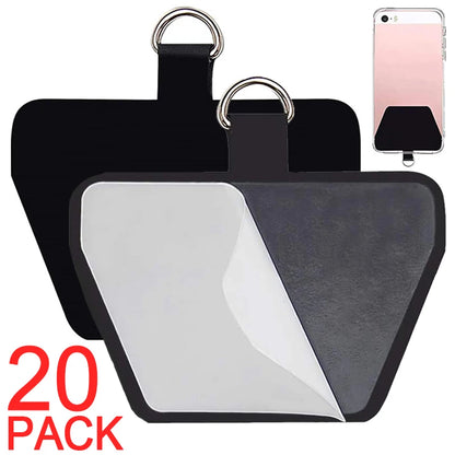 1–20PCS Universal Self-Adhesive Lanyard Tabs – Strong Phone Wrist Strap Patch Clips & Hanging Rope Replacement Set
