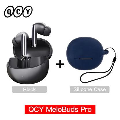 QCY MeloBuds Pro ANC Earbuds - Bluetooth 5.3 Wireless Hi-Res LDAC Headphones with 46dB Noise Cancellation