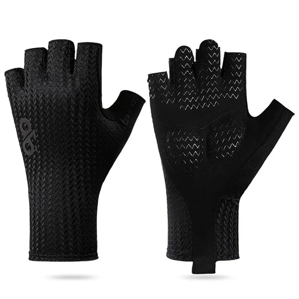 GTUBIKE Summer Half Finger Cycling Gloves – Ultralight, Breathable, Anti-Slip with Silicone Pads