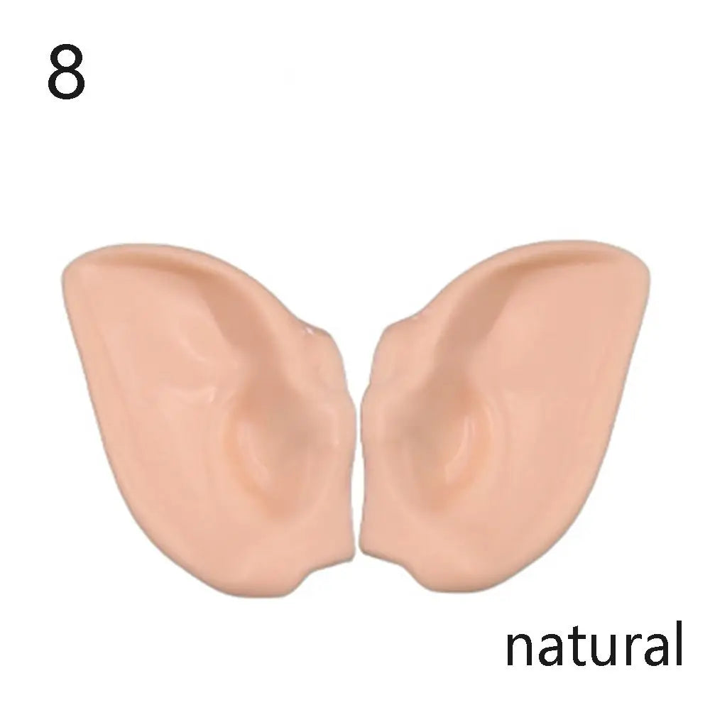 Blyth Doll Elf Ears – White, Tan, Dark & Black Skin Artificial Ear Accessories (Doll Only)