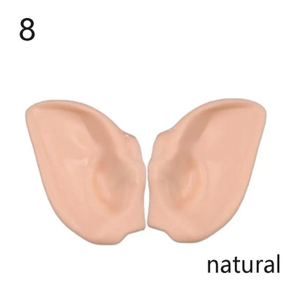 Blyth Doll Elf Ears – White, Tan, Dark & Black Skin Artificial Ear Accessories (Doll Only)
