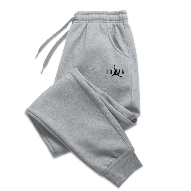 Autumn Winter Men's Joggers – Drawstring Casual Fleece Sweatpants, Workout, Running, Gym Fitness Sports Trousers
