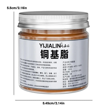100g Copper Grease Anti-Seize - Automotive Maintenance Thread Grease & Brake Lubricant for Car Brake Systems