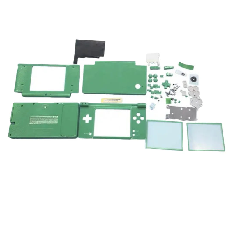 Replacement Case for NDSi Console – Green Housing with ABCD Buttons & Front Bottom Protection