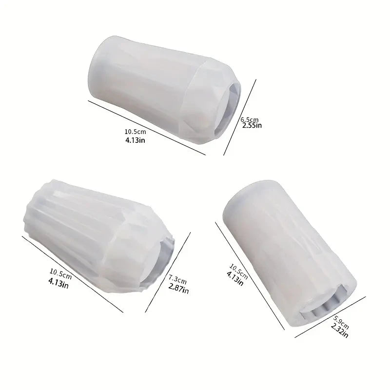 Crafts Planter Vases Silicone Molds - DIY Epoxy Plaster Flower Pot Mould, Resin Silicone Mold