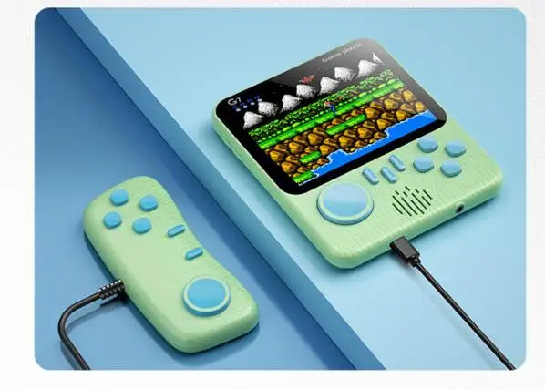 G7 Retro Handheld Game Console - 3.5-Inch HD Screen with 666 Built-In Games & TV Support