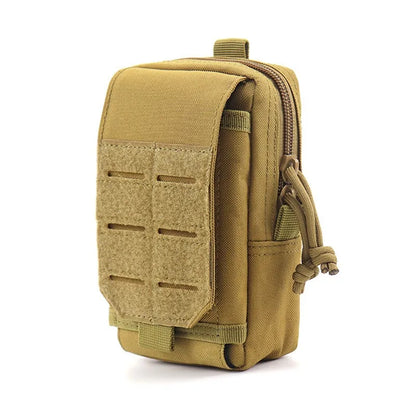 Tactical Multifunction Waist Bag – Molle Travel Pouch, EDC Phone Holder, Fanny Pack for Camping, Hiking & Hunting