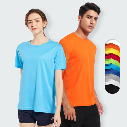 Men & Women Quick Dry Sports T-Shirt - Breathable Short Sleeve Gym, Running & Fitness Training Jersey