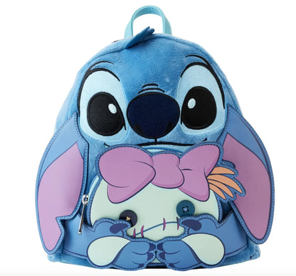 Disney Inside Out Sadness Mini Backpack – PU Leather Cartoon Rucksack for Girls, Cute Cosplay Storage Bag