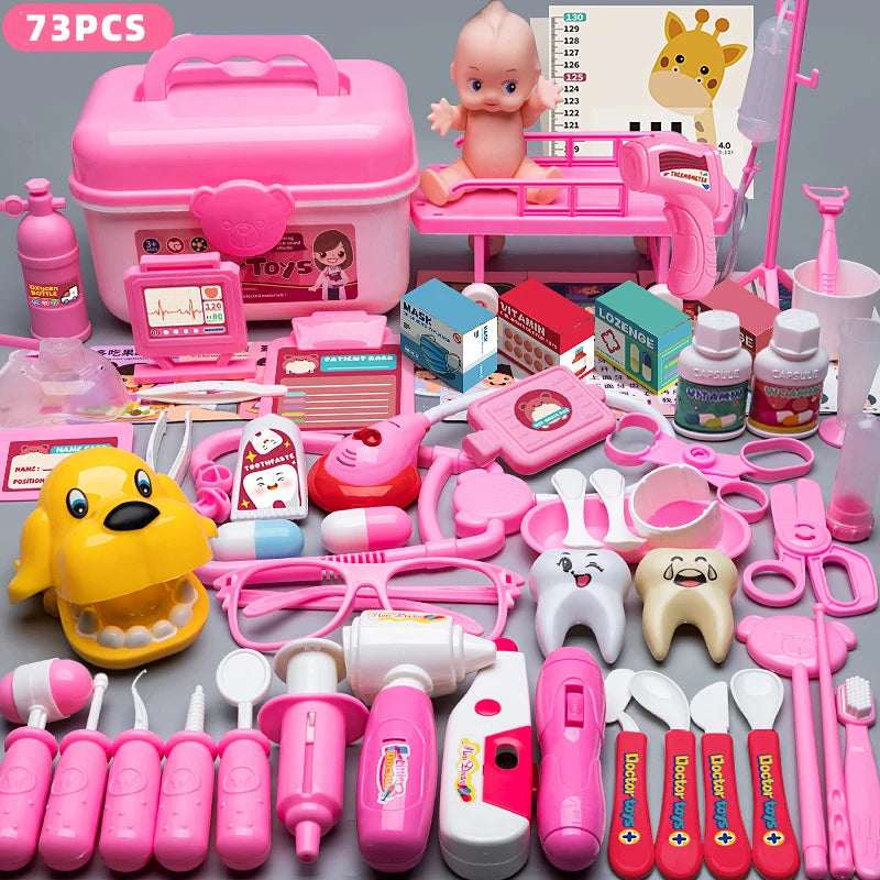 Children's Doctor Play Set - Simulation Nurse Toy Accessories for Boys & Girls, Home Play Gift