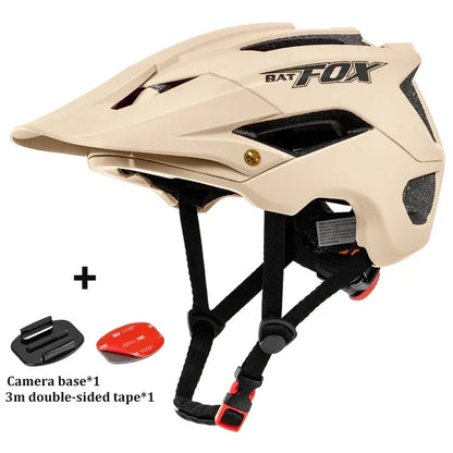 BATFOX MTB Road & Mountain Bike Helmet – Ultralight Integrally Molded Cycling Safety Helmet for Men & Women Bicycle Riding Casco Ciclismo Gear
