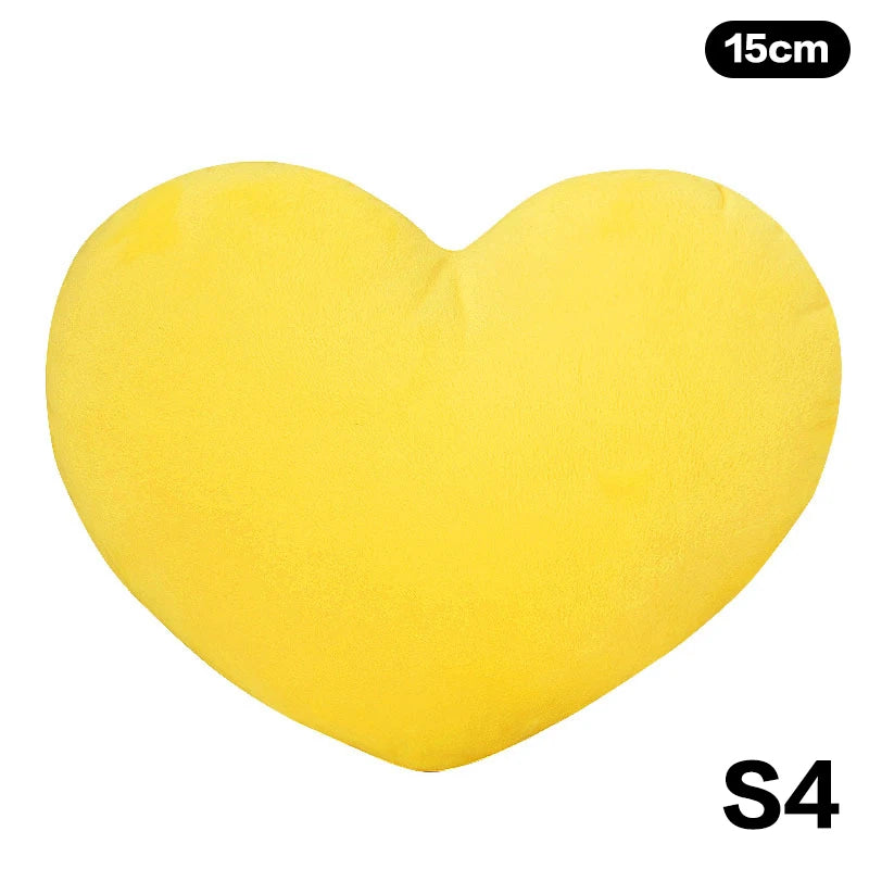 Cute Heart-Shaped Plush Pillow – Soft Sleeping Cushion for Living Room Decor, Valentine’s Day Gifts, Comfortable Sofa Pillow (15/20/30cm)