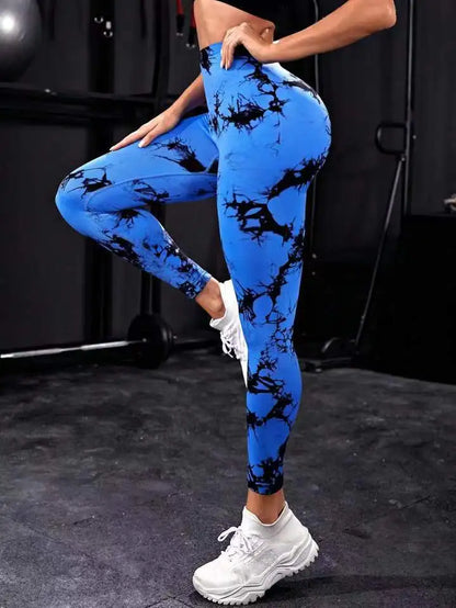 Women’s High-Waist Yoga Pants — Seamless Push-Up Sport Leggings for Fitness, Workout & Gym Wear