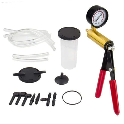 2-in-1 Handheld Vacuum Brake Bleeder Kit with One-Man Brake & Clutch Bleeding System and Protective Case