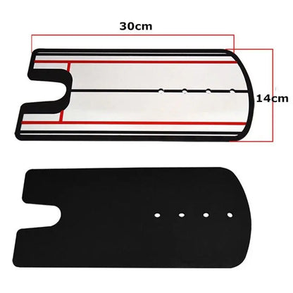 Golf Putting Practice Mirror | Alignment Training Aid with Eye Line | Putting Mirror for Putter Practice