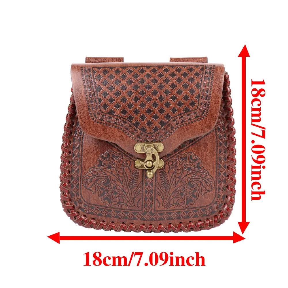 Medieval Viking Waist Bag – Retro Hanging Belt Coin Purse & Fanny Pack for Men, Women & Costume Props