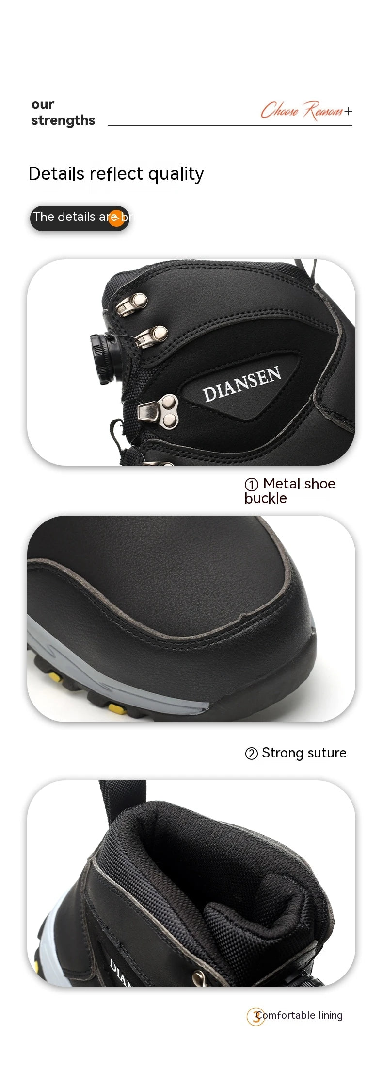 Rotating Button Safety Shoes for Men – Steel Toe, Indestructible, Puncture-Proof Work Sneakers & Protective Boots